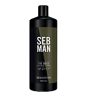 SEB MAN THE BOSS - Освежающий шампунь для увеличения объема 1000 мл